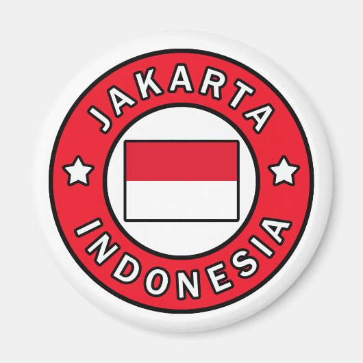 Jakarta Indonesien Magnet (Vorne)
