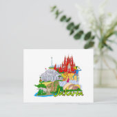 Jakarta - Indonesien.png Postkarte (Stehend Vorderseite)