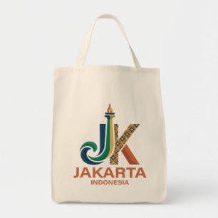 Jakarta Indonesien Südostasien Tragetasche