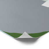 Jakarta, Indonesien Vintag Retro Travel Poster (Ecke)