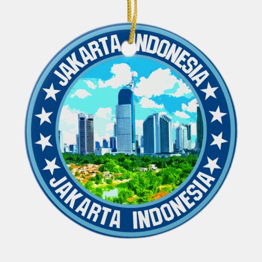 Jakarta Keramik Ornament (Vorne)