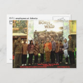 Jakarta Movie Premiere Postkarte (Vorne/Hinten)