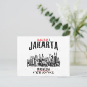 Jakarta Postkarte (Stehend Vorderseite)