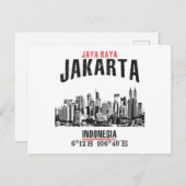 Jakarta Postkarte (Vorne/Hinten)
