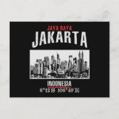 Jakarta Postkarte (Vorderseite)