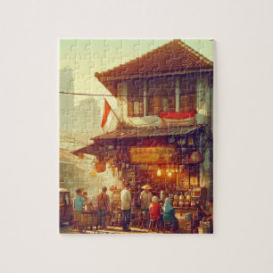 Jakarta Street Coffee Shop Puzzle