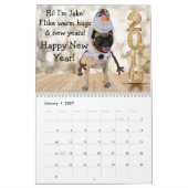 Jake der Kalender des Abenteuer-Mops-2016 (Jan 2027)