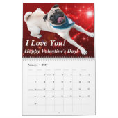 Jake der Kalender des Abenteuer-Mops-2016 (Feb 2027)