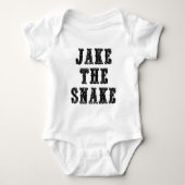 Jake die Schlange Baby Strampler (Vorderseite)