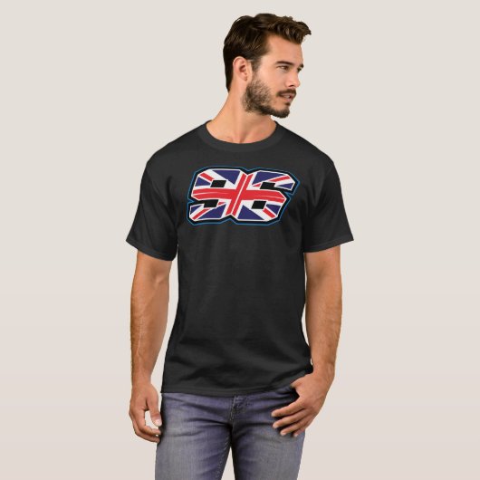 Jake Dixon Number 96 UK Flag Classic T - Shirt (Vorne ganz)