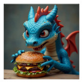 Jake Dragon's Burger Poster (Vorderseite)