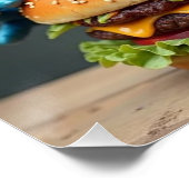 Jake Dragon's Burger Poster (Ecke)