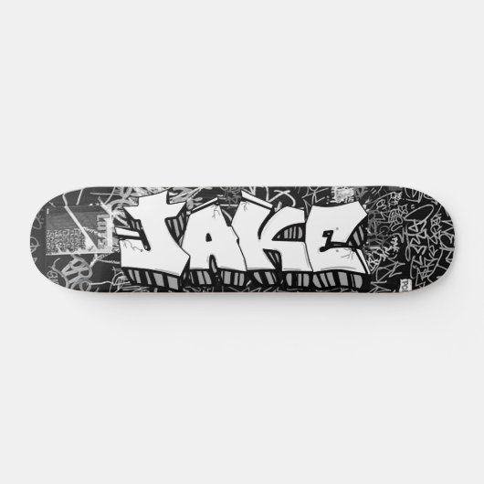 Jake Graffiti Custom Personalisiert Cool Skateboar Skateboard (Horizontal)