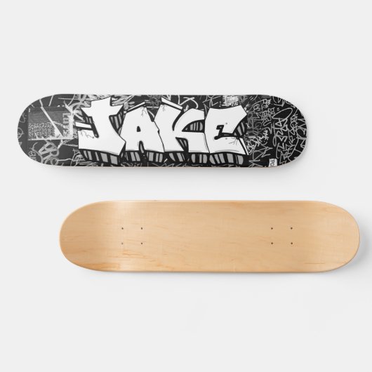 Jake Graffiti Custom Personalisiert Cool Skateboar Skateboard (Horizontal)