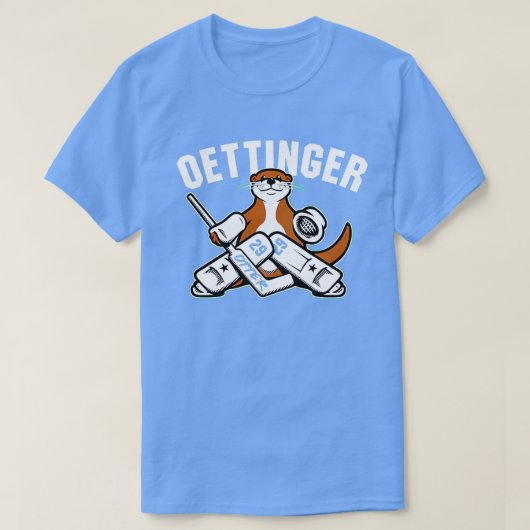 Jake Oettinger Otter TShirt 1 (Design vorne)