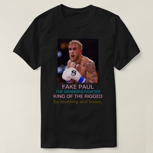 Jake Paul The Großpa-Kämpfer T-Shirt (Design vorne)