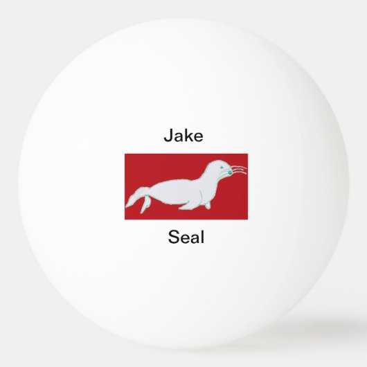 Jake Ping Pong Ball Tischtennisball (Vorderseite)
