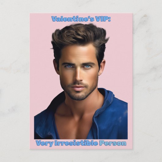 Jake - Valentinas VIP Postkarte (Vorderseite)