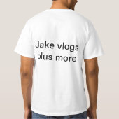 Jake vlogs Frühlings-Shirt T-Shirt (Rückseite)