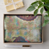 Jake Wild Turkey Monet Style Zeichnend Dekoupage Seidenpapier (Geschenk)