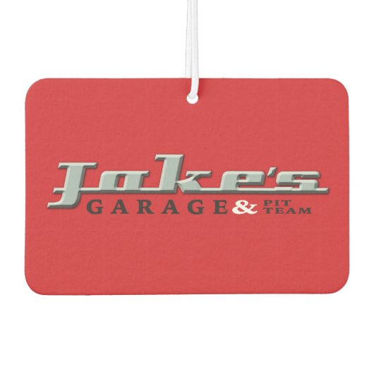 Jake's Garage Air Freshener: New Car Scent Autolufterfrischer (Vorderseite)
