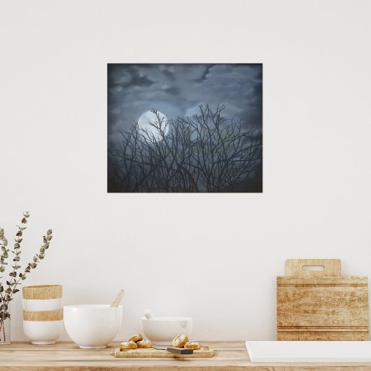 Jake's Moon Poster (Küche)