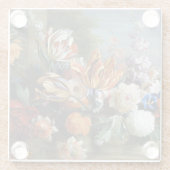 Jakob Bogdani Tulips Peonies und andere Blume Glasuntersetzer (Rückseite)
