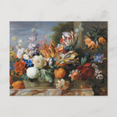 Jakob Bogdani Tulips Peonies und andere Blume Postkarte (Vorderseite)