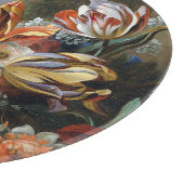 Jakob Bogdani Tulips Peonies und andere Blume Schneidebrett (Ecke)