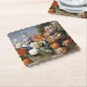 Jakob Bogdani Tulips Peonies und andere Blume Untersetzer (angewinkelt)