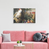 Jakob Bogdani Vögel und Früchte in einer Landschaf Leinwanddruck (Insitu (Wohnzimmer))