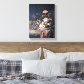 Jakob Bogdany A Dish of Pfirsiche and Plums on a M Leinwanddruck (Insitu (Schlafzimmer))