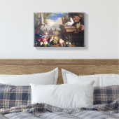 Jakob Bogdany Vögel und Früchte in einer Landschaf Leinwanddruck (Insitu (Schlafzimmer))