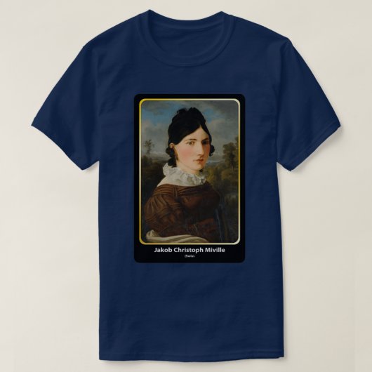 Jakob Christoph Miville Schweizer klassische Kunst T-Shirt (Design vorne)