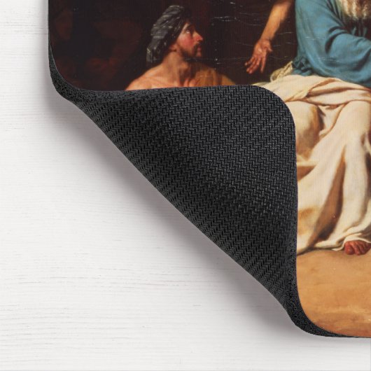 Jakob, der ablehnt, Benjamin, 1829 zu befreien (Öl Mousepad (Ecke)