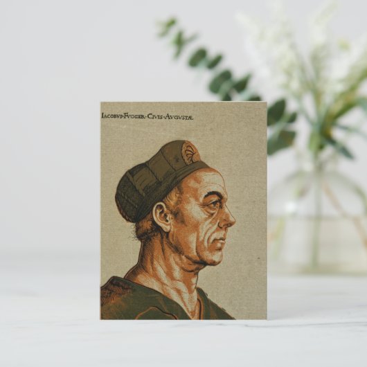 Jakob Fugger Postkarte (Stehend Vorderseite)