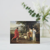 Jakob mit den Töchern Labans, 1787 Postkarte (Stehend Vorderseite)