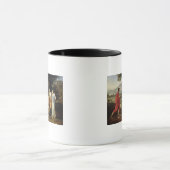 Jakob mit den Töchtern von Laban, 1787 Tasse (Zentrum)