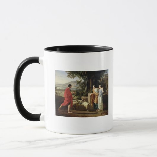 Jakob mit den Töchtern von Laban, 1787 Tasse (Links)