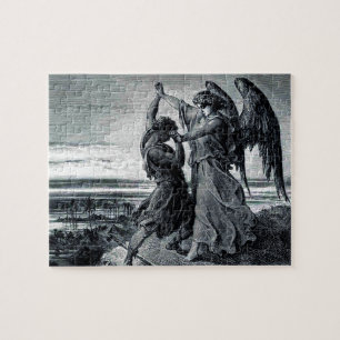 Jakob ringt mit dem Engel (1. Mose 32:24-32) Puzzle
