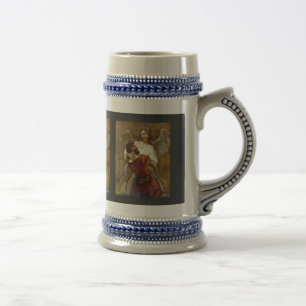 Jakob ringt mit dem Engel von Rembrandt Bierglas
