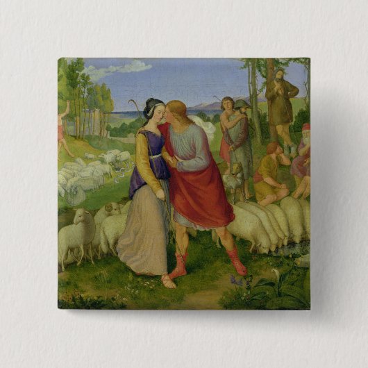 Jakob trifft Rachel, 1827 Button (Vorderseite)