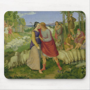 Jakob trifft Rachel, 1827 Mousepad