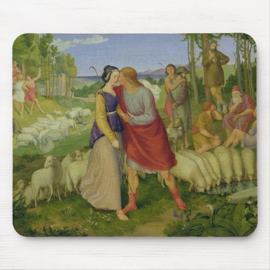 Jakob trifft Rachel, 1827 Mousepad (Vorne)