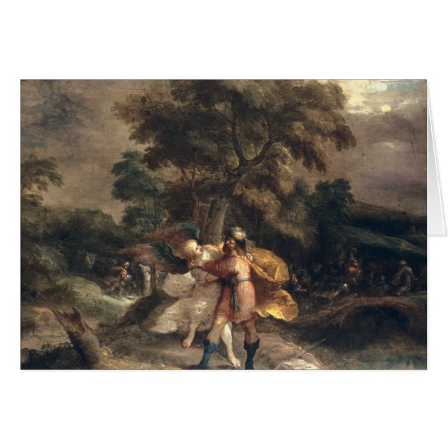 Jakob und der Engel (Vorderseite (Horizontal))