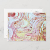 Jakob Wrestling mit dem Engel (abstrakte Malerei) Postkarte (Vorne/Hinten)