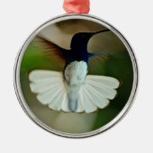 Jakobinerschwalbe im Flug Ornament Aus Metall (Vorne)