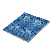 Jakobinische Blume Damask, Navy, Sky Blue und Whit Fliese (Seite)