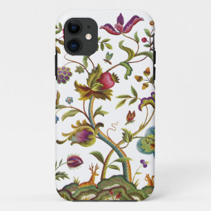 Jakobitischer Crewel-Stickerei-Baum des Lebens Case-Mate iPhone Hülle