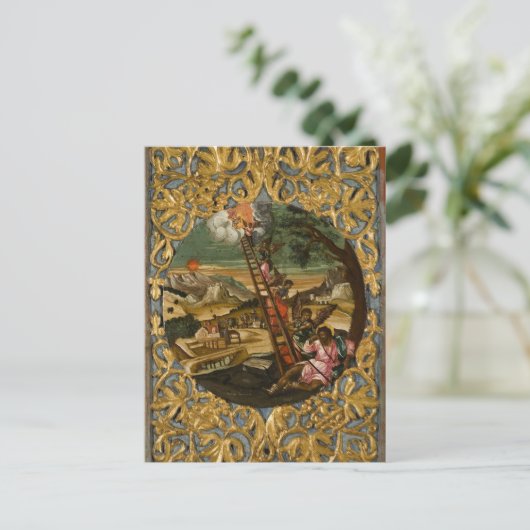 Jakob's Ladder Orthodox Christlich Icon Postkarte (Stehend Vorderseite)